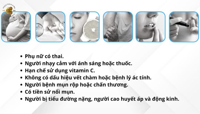 Các trường hợp chỉ định khi sử dụng máy laser SOLIS VO3