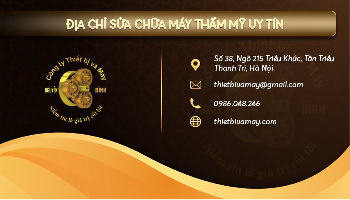 Địa chỉ sửa chữa máy thẩm mỹ uy tín