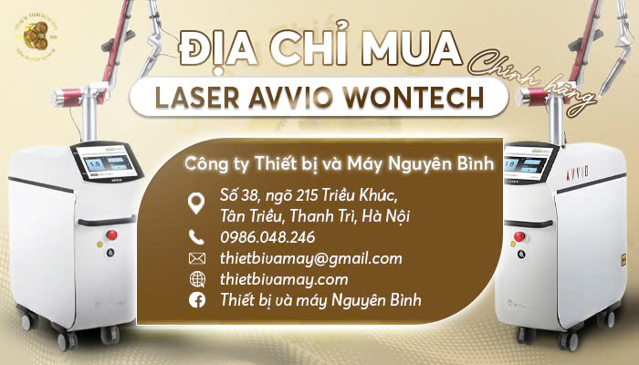 Địa chỉ mua máy Laser AVVIO chính hãng Wontech Hàn Quốc