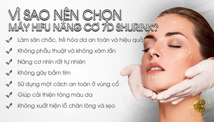 Vì sao nên chọn máy HiFu nâng cơ 7D Shurink?