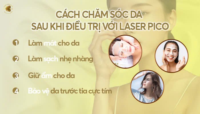 Cách chăm sóc da sau khi điều trị với Laser Pico