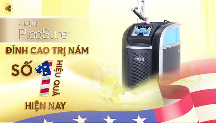 Máy laser Picosure Cynosure đỉnh cao trị nám