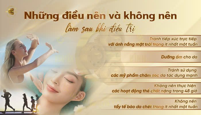 Những điều nên và không nên làm sau khi điều trị Laser Helios 3