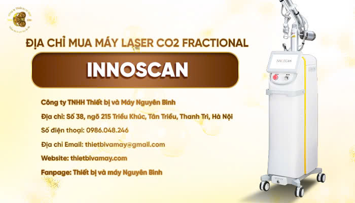 Địa chỉ mua máy Laser CO₂ Fractional Innoscan 