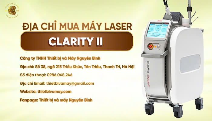 Địa chỉ mua máy Laser Lutronic Clarity II Hàn Quốc
