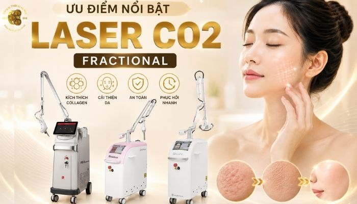 Ưu điểm laser CO2 Fractional trong trẻ hóa và tái tạo da