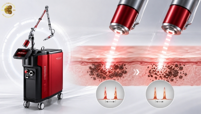 PTP Mode – Công nghệ Rich PTP giúp tối ưu hiệu quả điều trị sắc tố