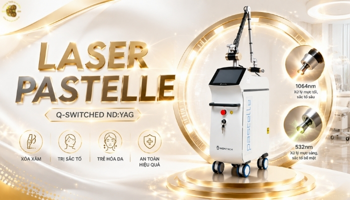 Máy Laser Pastelle Hàn Quốc: Thiết bị laser đa di năng